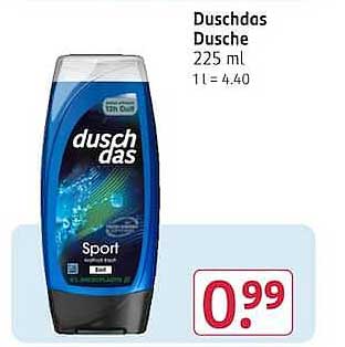 duschdas Dusche 225 ml 1 l = 4.40