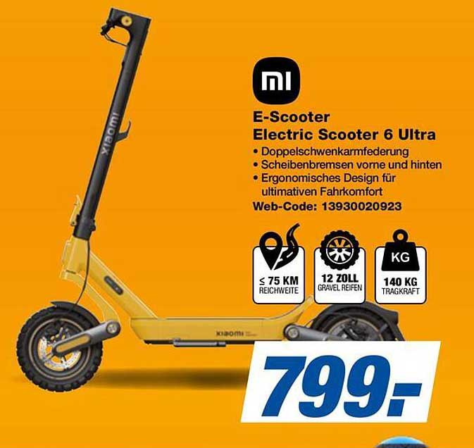 E-Scooter Electric Scooter 6 Ultra