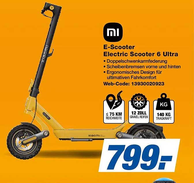 E-Scooter Electric Scooter 6 Ultra