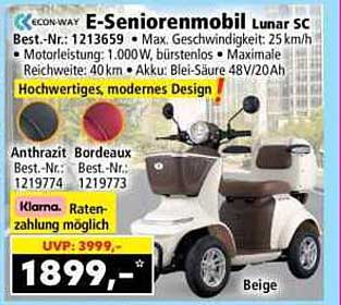 E-Seniorenmobil Lunar SC