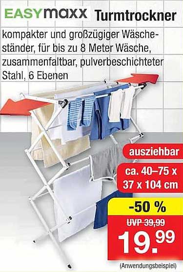 EASYmaxx Turmtrockner