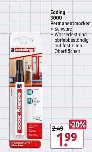 Edding 3000 Permanentmarker