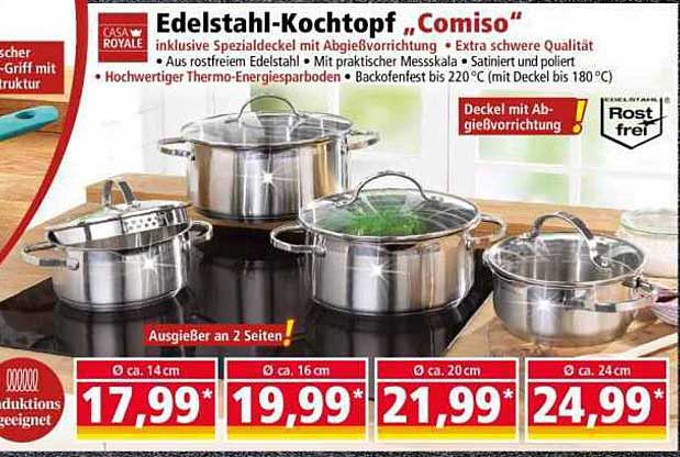 Edelstahl-Kochtopf „Comiso“