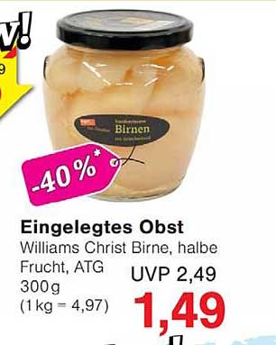 Eingelegtes Obst