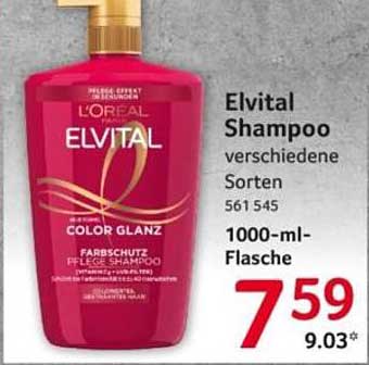 Elvital Shampoo verschiedene Sorten 561 545 1000-ml-Flasche