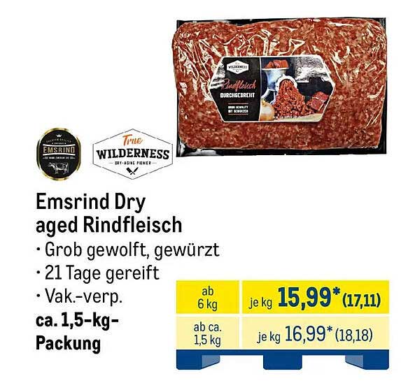Emsrind Dry aged Rindfleisch