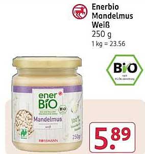 Enerbio Mandelmus Weiß 250 g