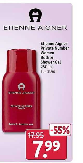 Etienne Aigner Private Number Women Bath & Shower Gel 250 ml