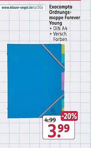 Exacompta Ordnungs-mappe Forever Young DIN A4 versch. Farben
