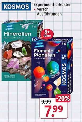Experimentierkasten versch. Ausführungen