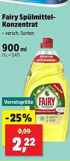 Fairy Spülmittel-Konzentrat - versch. Sorten