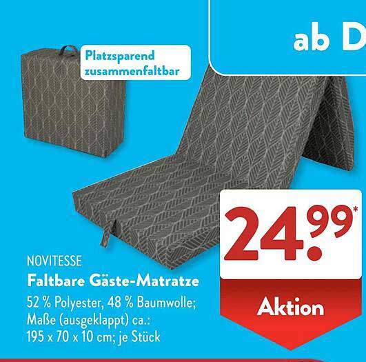 Faltbare Gäste-Matratze
