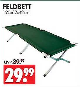 FELDBETT 190x62x42cm
