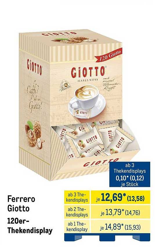 Ferrero Giotto 120er-Thekendisplay