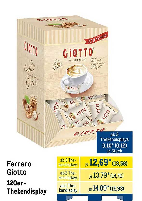 Ferrero Giotto 120er-Thekendisplay