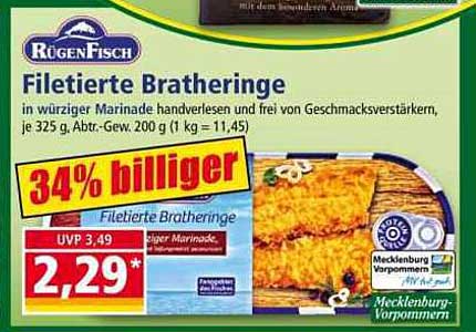 Filetierte Bratheringe