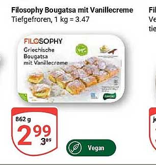Filosophy Bougatsa mit Vanillecreme