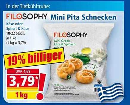 FILOSOPHY Mini Pita Schnecken