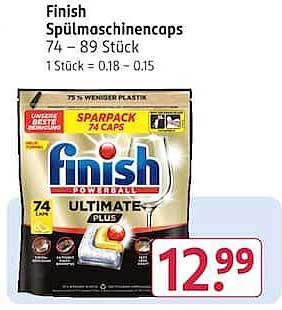 Finish Spülmaschinencaps 74 – 89 Stück