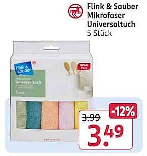 Flink & Sauber Mikrofasertücher Universaltuch 5 Stück