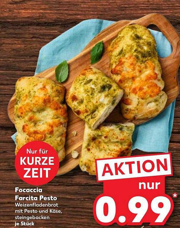 Focaccia Farcita Pesto