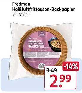 Fredman Heißluftfritteusen-Backpapier 20 Stück