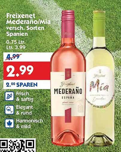 Freixenet Mederaño/Mia versch. Sorten Spanien