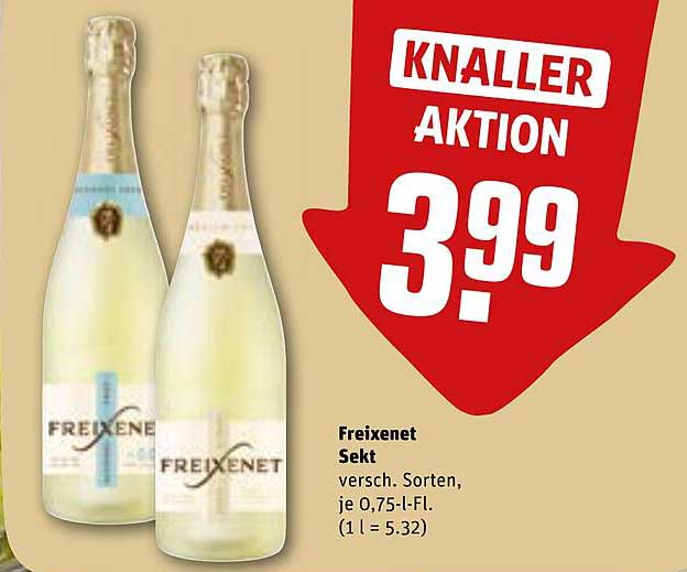 Freixenet Sekt versch. Sorten, je 0,75-l-Fl. (1 l = 5.32)