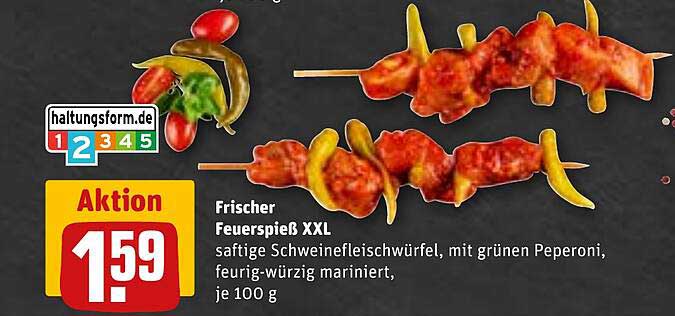 Frischer Feuerspieß XXL