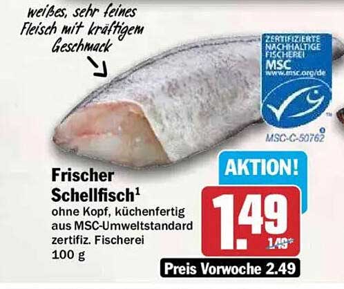 Frischer Schellfisch
