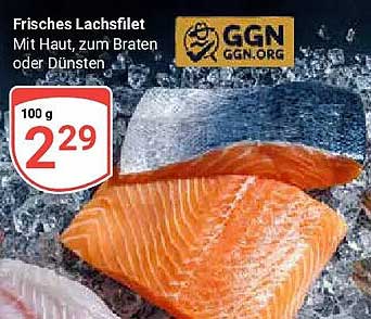 Frisches Lachsfilet Mit Haut, Zum Braten oder Dünsten