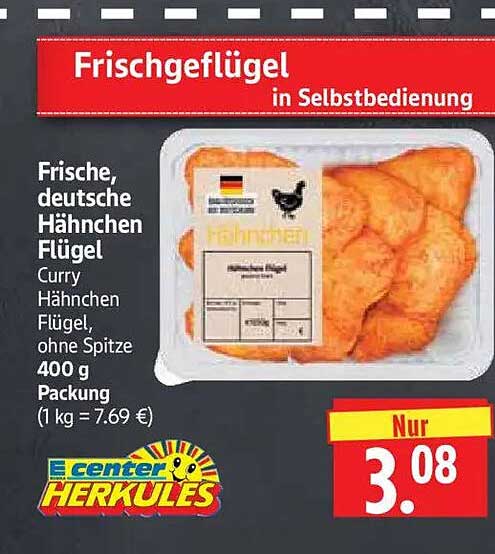 Frischgeflügel in Selbstbedienung