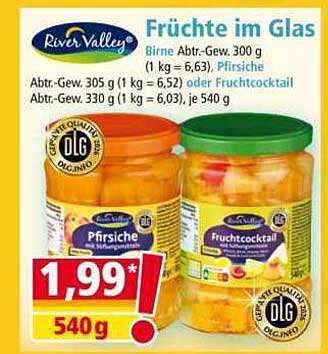 Früchte im Glas