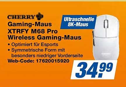Gaming-Maus XTRFY M68 Pro Wireless Gaming-Maus
