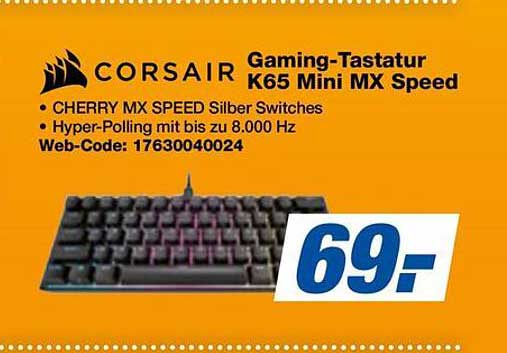 Gaming-Tastatur K65 Mini MX Speed
