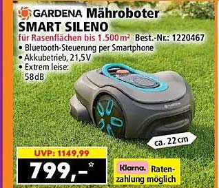 GARDENA Mähroboter SMART SILENO