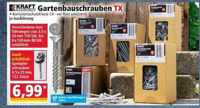 Gartenbauschrauben TX