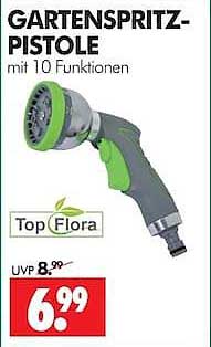 GARTENSPRITZ-PISTOLE mit 10 Funktionen