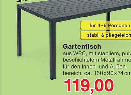 Gartentisch