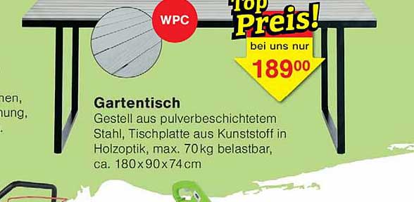 Gartentisch