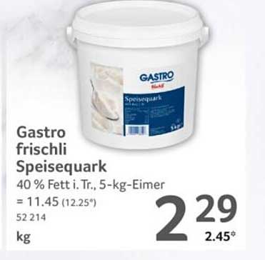 Gastro frischli Speisequark