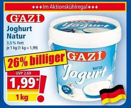 GAZI Joghurt Natur