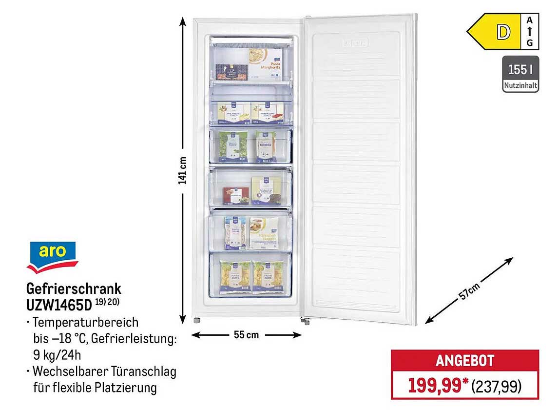 Gefrierschrank UZW1465D