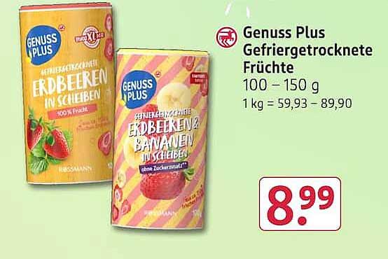 Genuss Plus Gefriertrocknete Früchte