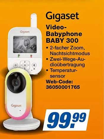 Gigaset Video-Babyphone BABY 300
