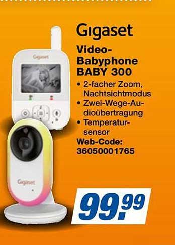 Gigaset Video-Babyphone BABY 300