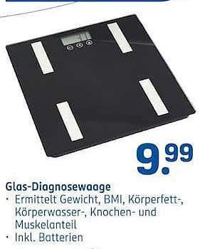 Glas-Diagnosewaage