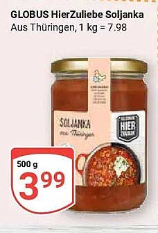 GLOBUS Hierzuliebe Soljanka Aus Thüringen, 1 kg = 7.98