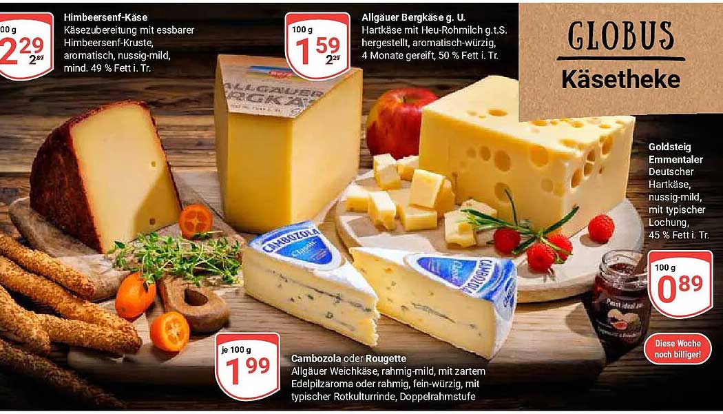 GLOBUS Käsetheke