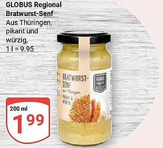 GLOBUS Regional Bratwurst-Senf